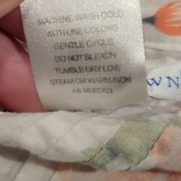 Cuddle Down Size M Cotton Floral/butterflies Breathable Nightgown Pockets - Picture 5 of 5